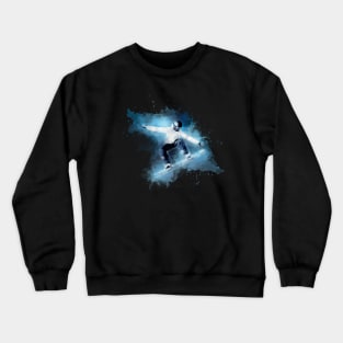 Snowboard watercolor Crewneck Sweatshirt